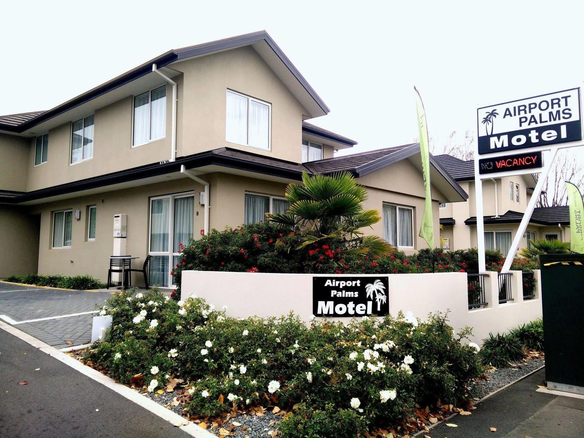 Airport Palms Motel Christchurch Eksteriør billede