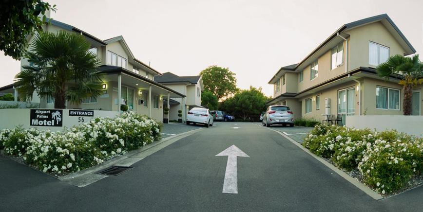 Airport Palms Motel Christchurch Eksteriør billede